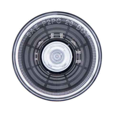4 LED 2-1/2" Round Abyss Light (Clearance/Marker) - Amber LED/Clear Lens