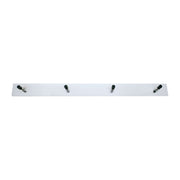 2" X 24" Chrome Top Mud Flap Plate - Welded Stud
