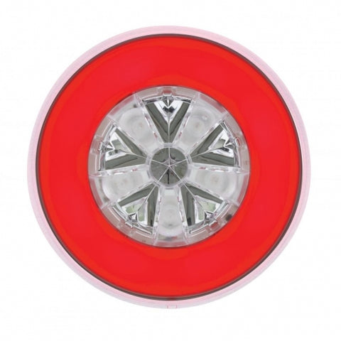 18 LED 4" Round GloLight Kit (Stop, Turn & Tail) - Red LED/Red Lens (Each)