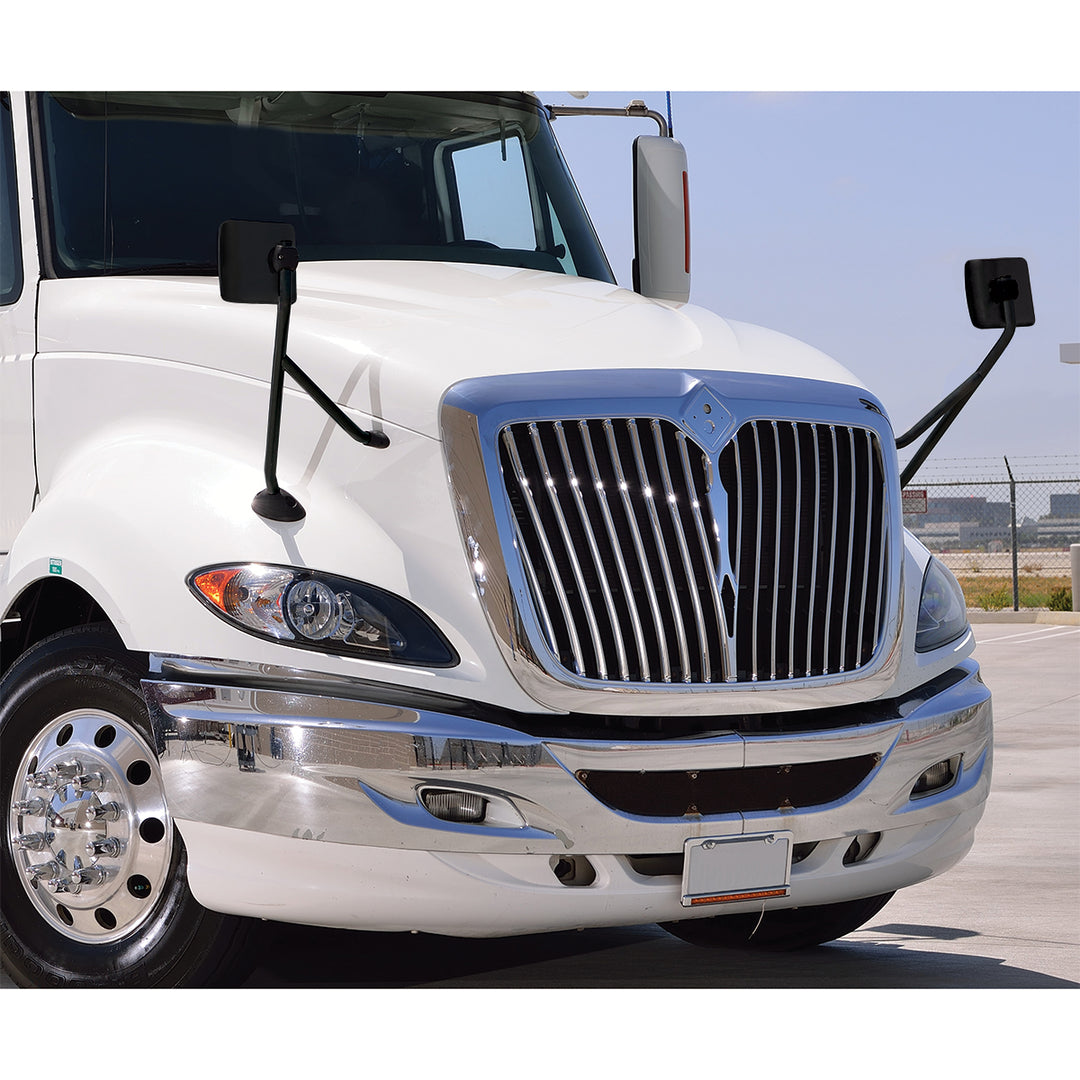 Black Hood Mirror Assembly For 2006-2017 International Prostar - Passenger