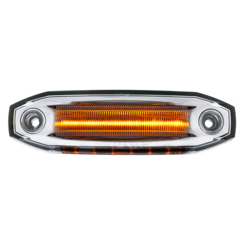 6 Amber LED Light (Clearance/Marker) With 6 Amber LED Side Ditch Light