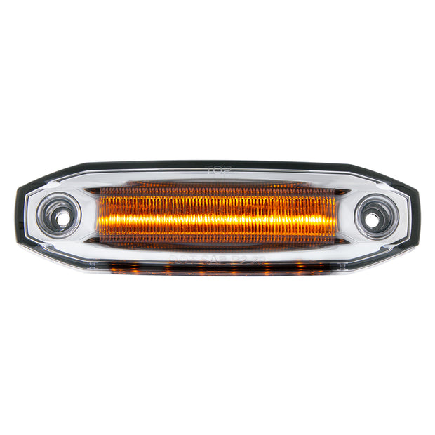 6 Amber LED Light (Clearance/Marker) With 6 Amber LED Side Ditch Light