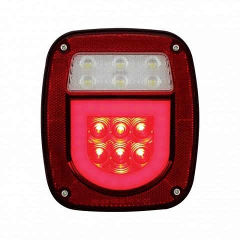 LED GloLight Universal Combination Tail Light With License Light (Card)