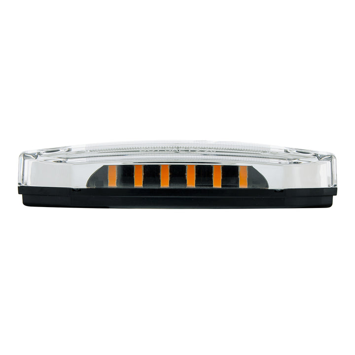 6 Amber LED Light (Clearance/Marker) With 6 Amber LED Side Ditch Light