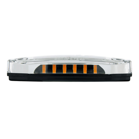 6 Amber LED Light (Clearance/Marker) With 6 Amber LED Side Ditch Light