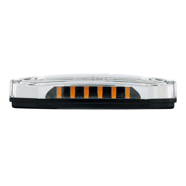 6 Amber LED Light (Clearance/Marker) With 6 Amber LED Side Ditch Light