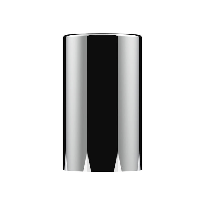 33mm x 3-1/2" Chrome Plastic Cylinder Nut Covers - Thread-On Pack of 10 United Pacific 10013