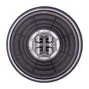 13 LED 4" Round Abyss Light (Back-Up) - White LED/Clear Lens