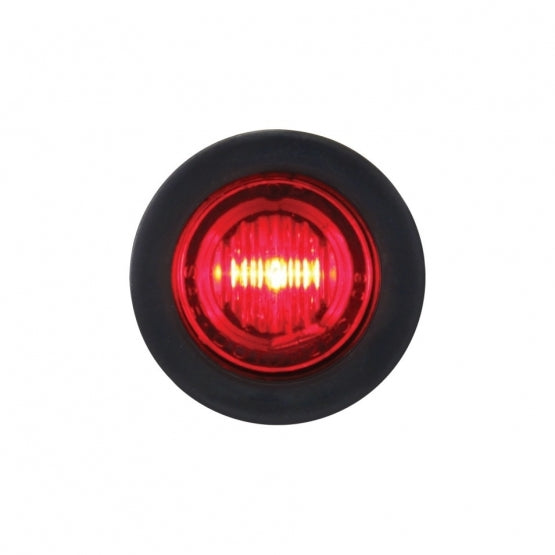 3 LED 3/4" Mini Light (Clearance/Marker) - Red LED/Red Lens