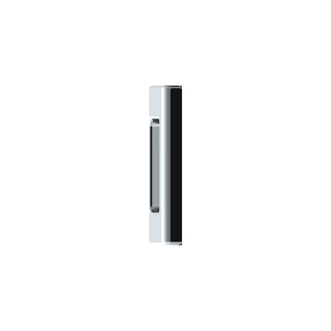 Chrome Plastic Switch Covers - 3 Openings (Card of 2)
