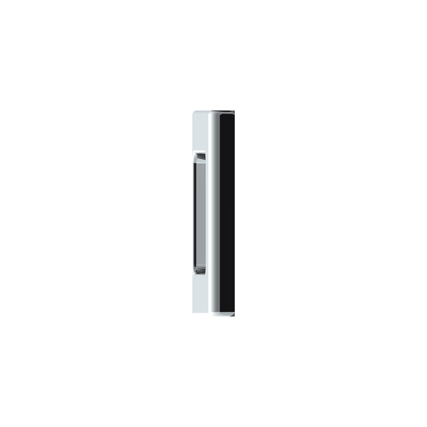 Chrome Plastic Switch Covers - 3 Openings (Card of 2)