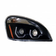 Blackout Projection Headlight With White LED Position Light For 2008-2017 Freightliner Cascadia - Passenger
