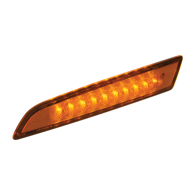 10 LED Hood Fender Side Marker Light For 2018-2024 Volvo VN/VNL - Passenger