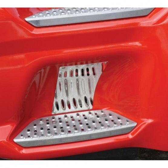 Stainless Peterbilt 579 Back Step Trim - Lower