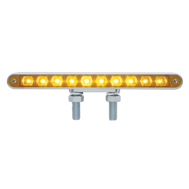 20 LED 9" Double Face Light Bar - Amber LED/Amber Lens