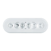 22 LED 6" Oval GloLight (Turn Signal) - Amber LED/Clear Lens