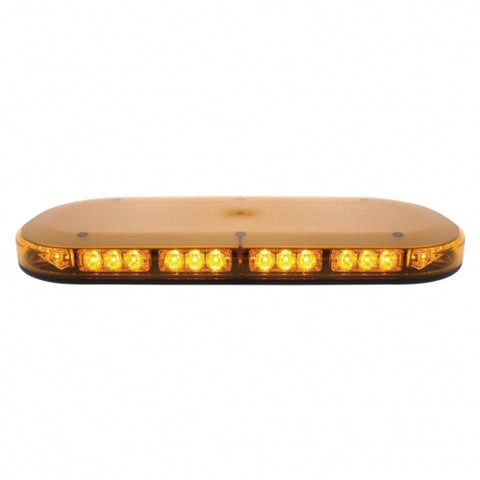 42 High Power LED Micro Warning Light Bar With Amber Lens - Permanent Mount