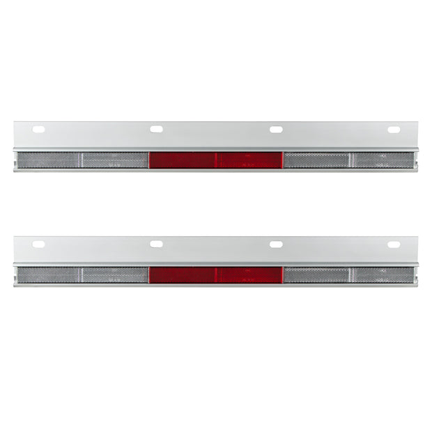 Straight Conspicuity Reflector Plate (Card of 2)
