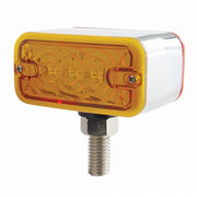 6 LED Double Face Light - T-Mount - Amber & Red LED/Amber & Red Lens