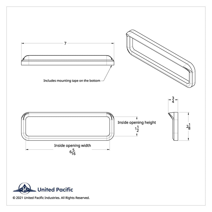 Chrome Bezel For Freightliner Century Exterior Emblem