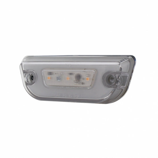 11 LED GloLight Cab Light For Peterbilt 579 &amp; Kenworth T680/T770/T880 - Amber LED/Clear Lens