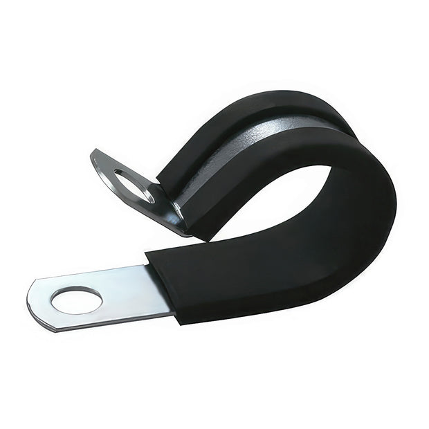 1/2" I.D. Santoprene Insulated Clamps w/ 1/4" Mounting Hole (10-Pack)