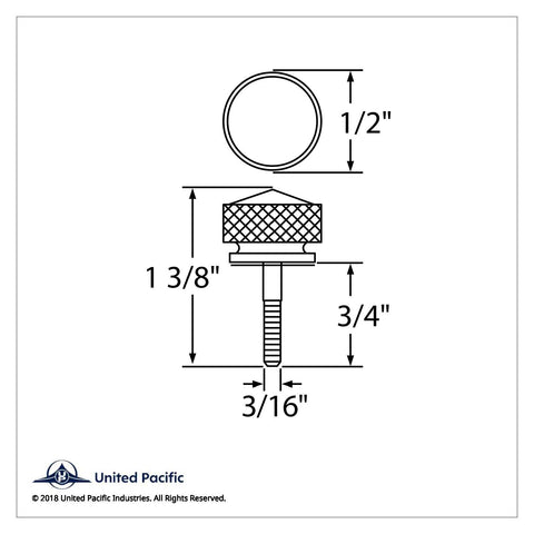 Dash Screw With Clear Crystal For Peterbilt (2001-2005)(6-Pack)