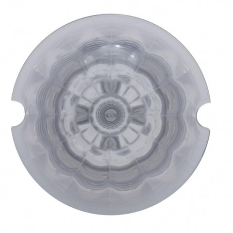 17 LED Reflector Watermelon Maze Cab Light - Amber LED/Clear Lens