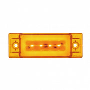 16 LED Rectangular GloLight (Clearance/Marker) - Amber LED/Amber Lens