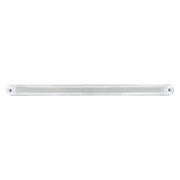 24 LED Dual Function 12" GloLight Bar With Bezel - Red LED/Clear Lens