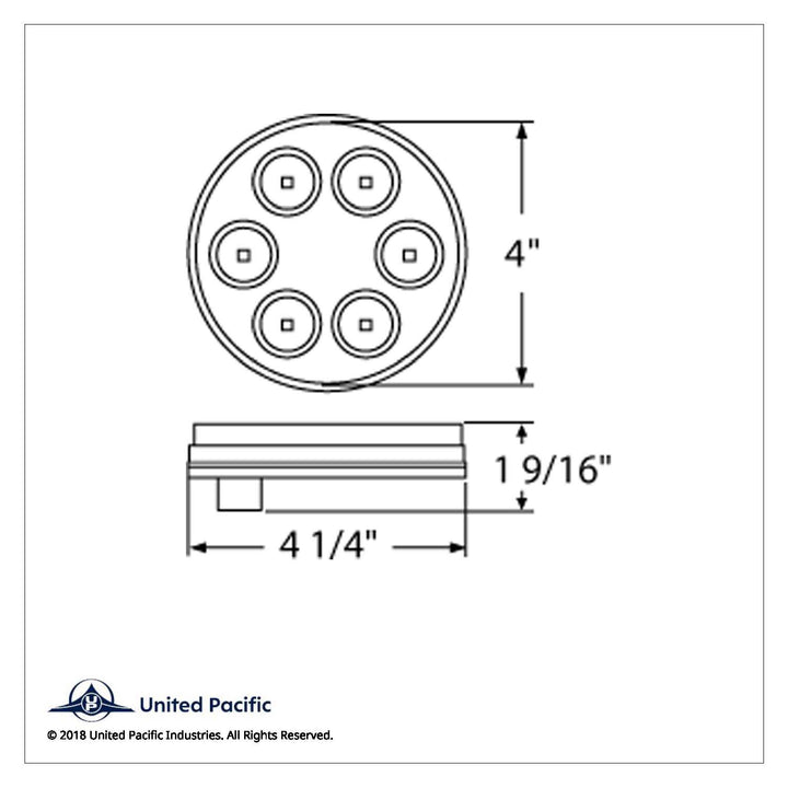 6 LED 4" Back-Up Light