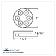 6 LED 4" Back-Up Light