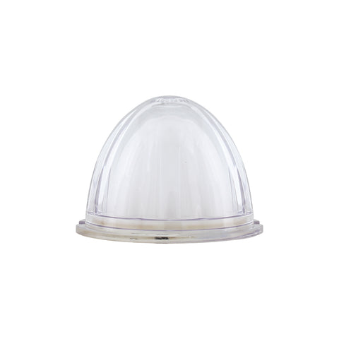 9 LED Dual Function GloLight Watermelon Cab/Auxiliary Light - Amber LED/Clear Lens