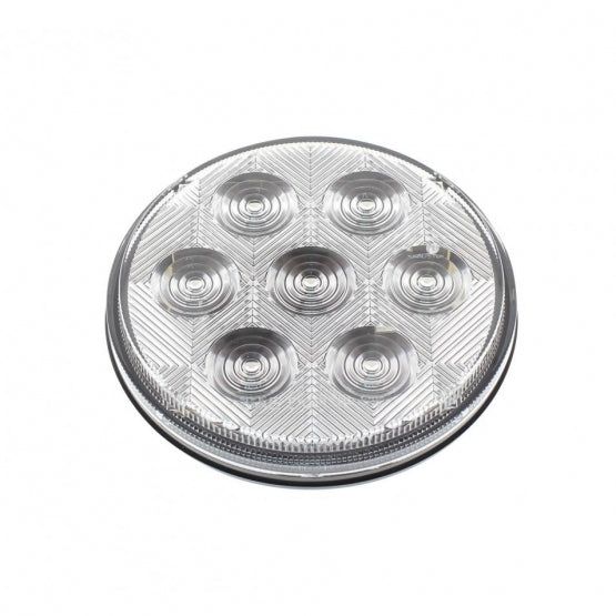 7 LED 4" Competition Series Turn Signal Light - Amber LED/Clear Lens