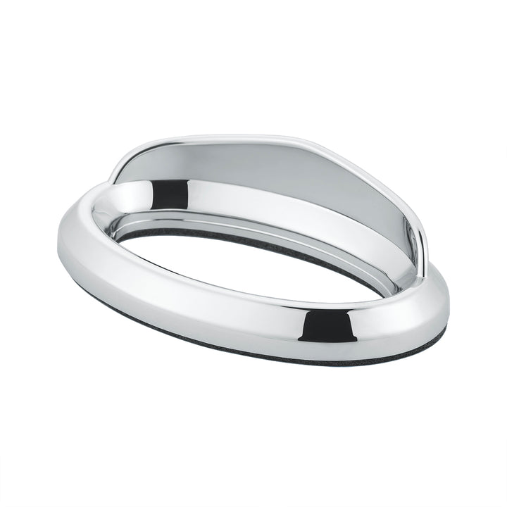Chrome Bezel For 1-3/4" X 3/4" Peterbilt Glove Box Emblem