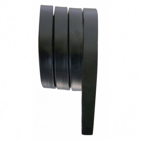 Black Angled Mud Flap Hangers - 3 Coils (Pair)