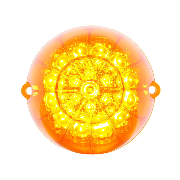 19 LED Reflector Grakon 1000 Style Cab Light - Amber LED/Amber Lens