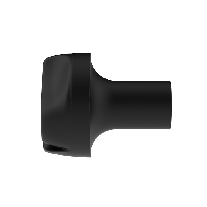 Ace Of Spades Air Valve Knob - Matte Black With Gloss Black Inlay