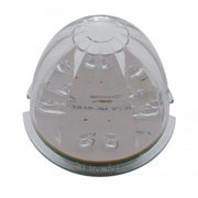 17 LED Watermelon Flush Mount Kit With Low Profile Bezel - Amber LED/Clear Lens