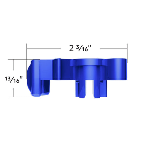 Candy Color Plastic Splitter Button For Eaton Fuller 13 Speed Shifter-Indigo Blue