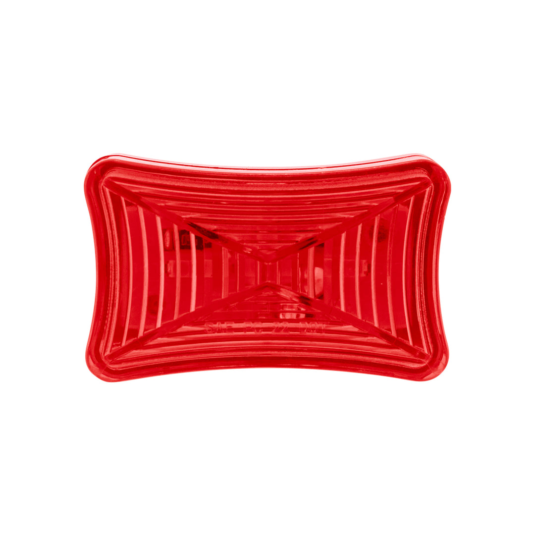 3 LED Rectangular Clearance/Marker Light-Red LED/Red Lens