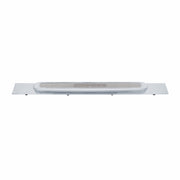 Chrome Top Mud Flap Plate With 28 LED 17" GloLight Bar & Bezel - Red LED/Clear Lens (Each)