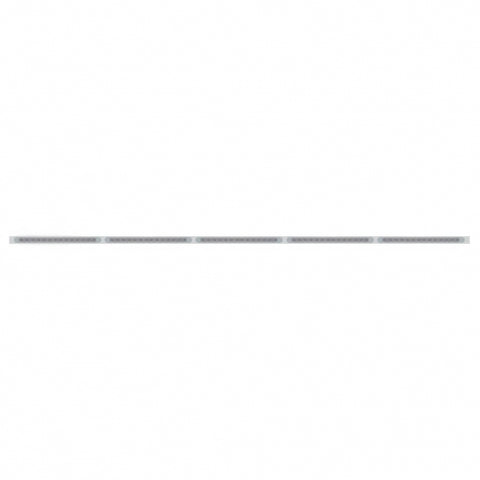 94" Stainless Light Bracket With 5X 23 SMD LED 17-1/4" Light Bars & Bezels - Red LED/Clear Lens