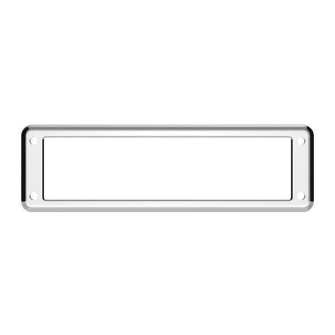 Chrome Plastic Overhead Pocket Bezel For 2000-2010 International 9900/9400/9200