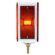 52 LED Double Stud Double Face Turn Signal Light (Driver) - Amber & Red LED/Amber & Red Lens