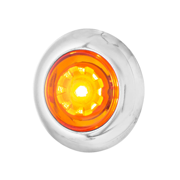 LED Single Function ArcBlast 3/4" Mini Light (Clearance/Marker) - Amber LED/Amber Lens