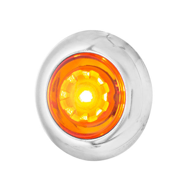 LED Single Function ArcBlast 3/4" Mini Light (Clearance/Marker) - Amber LED/Amber Lens