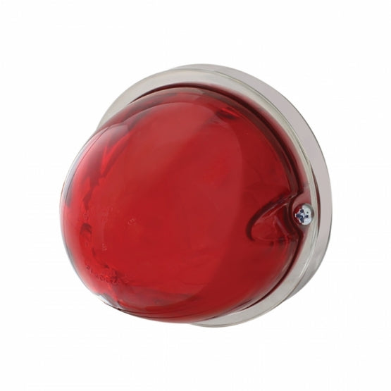 9 LED Dual Function GloLight Watermelon Flush Mount Kit - Red LED/Red Lens