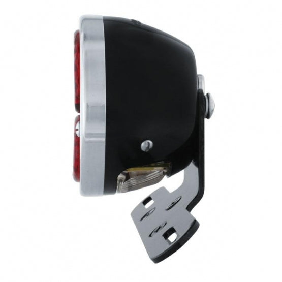 LED Black "DUO Lamp" Tail Light For Motorcycle