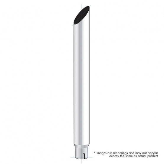6" Mitred Reduce To 5" I.D. Bottom Exhaust - 84" L
